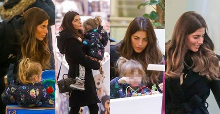 Weronika Rosati z malutką Elizabeth robi w Warsaw świąteczny shopping (ZDJĘCIA)