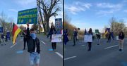 Protest mieszkańców pogranicza. "Wpuśćcie nas do domów"