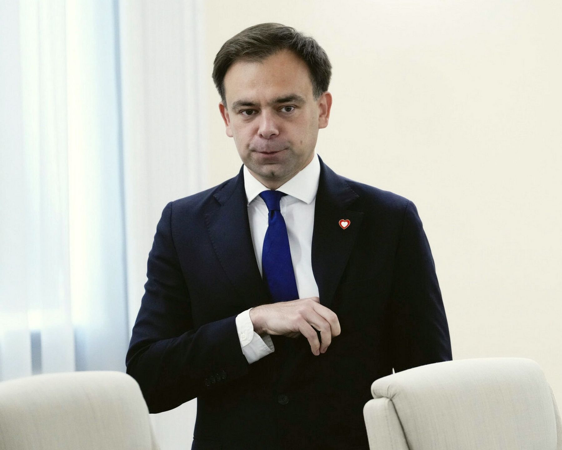 Na zdjęciu minister finansów i gospodarki Andrzej Domański