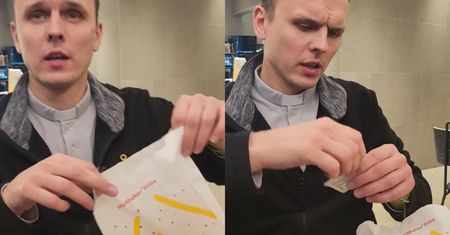 Ksiądz przyrządził frytki z fast foodu. "Co to w ogóle jest?"