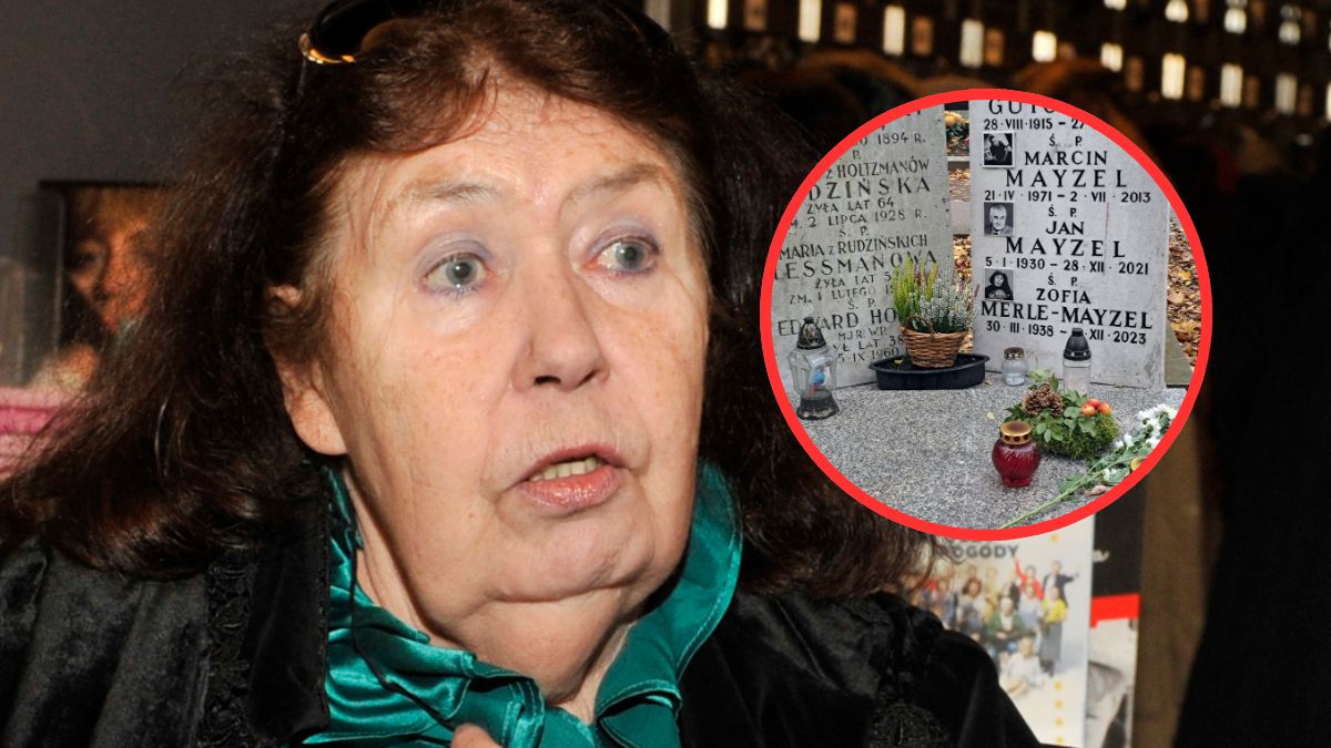 Na grobie Zofii Merle pojawiły się nowe napisy.