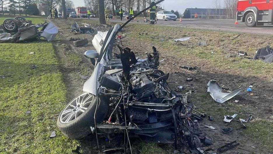 Wypadek na trasie Krasnystaw - Zamość