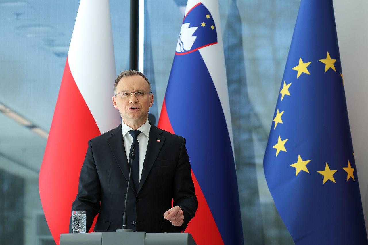 Prezydent Andrzej Duda apeluje o "zdrowy rozsądek" w kwestii postawienia Adama Glapińskiego przed Trybunałem Stanu