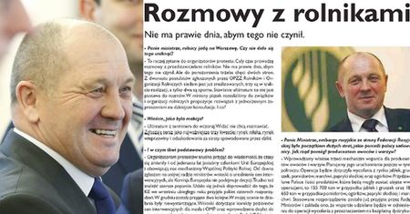 Marek Sawicki zapłacił "Wyborczej" za... "wywiad" z samym sobą!