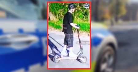 Zawiercie. Skandaliczne zachowanie kierowcy hulajnogi. Szuka go policja