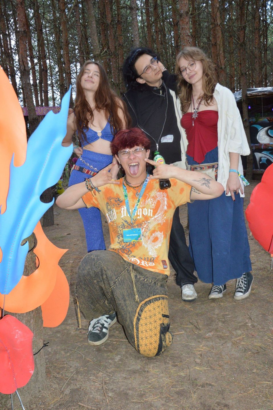 Festiwal artystyczny Racłacamp w Skarżysku - Kamiennej był świętem rożnorodności. Wśród uczestników nie brakowało barwnych postaci.