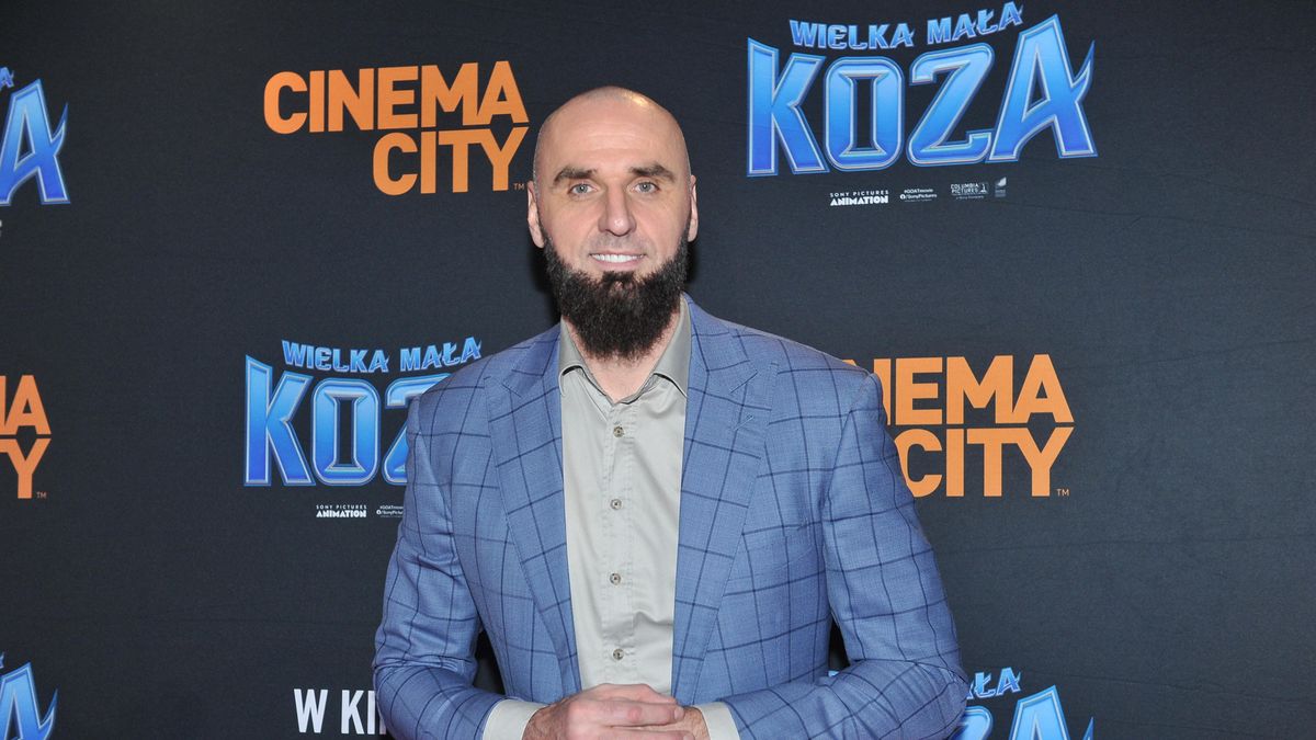 Marcin Gortat na premierze filmu "Wielka mała koza"