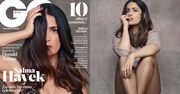 Salma Hayek chwali się biustem na okładce "GQ"