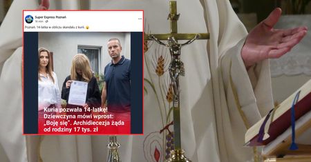 Pozew kurii przeciwko 14-latce z Poznania. Chodzi o ponad 17 tys. zł