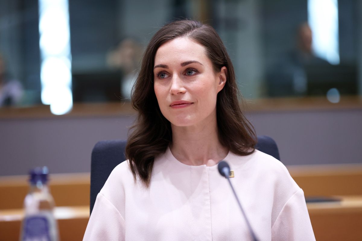 Прем‘єр-міністр Фінляндії Санна Марін  (Photo by Dursun Aydemir/Anadolu Agency via Getty Images)