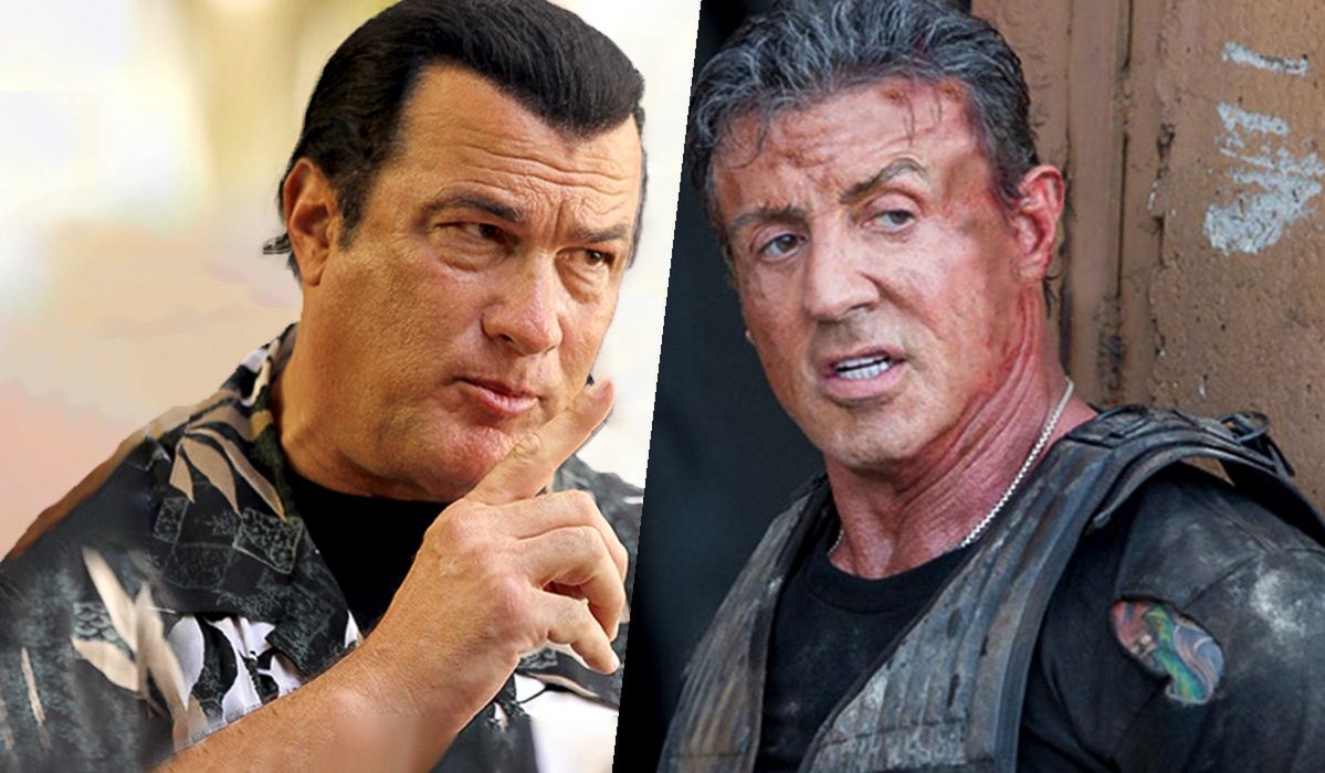 Steven Seagal and Sylvester Stallone