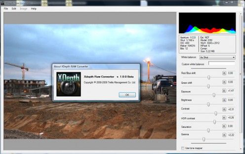 XDepth Raw Converter - wersja beta do pobrania