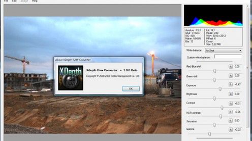 XDepth Raw Converter - wersja beta do pobrania 1