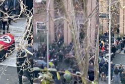 Flaga ze swastyką na trumnie i nazistowskie pozdrowienia. Szok w Rzymie
