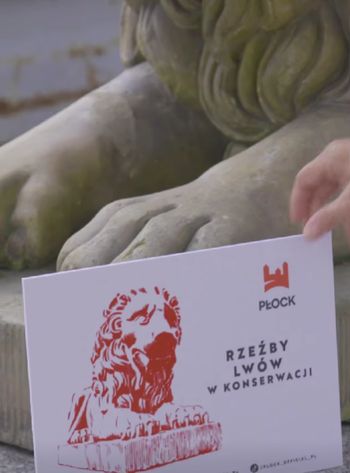 Jeden z symboli Płocka przejdzie renowację. Lwy wrócą za cztery miesiące