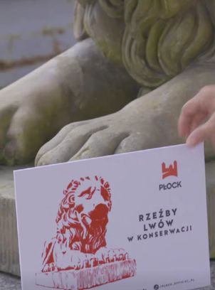 Jeden z symboli Płocka przejdzie renowację. Lwy wrócą za cztery miesiące