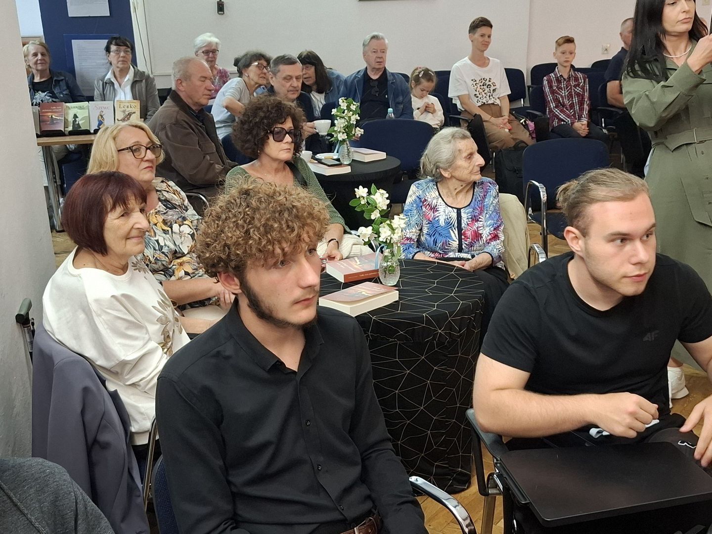 Spotkanie z Marianem Grotowskim, pisarzem z Radomska, podczas promocji jego najnowszej powieści