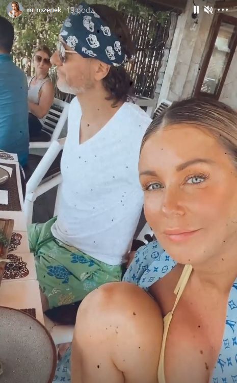 Małgorzata Rozenek i Radosław Majdan w Tulum