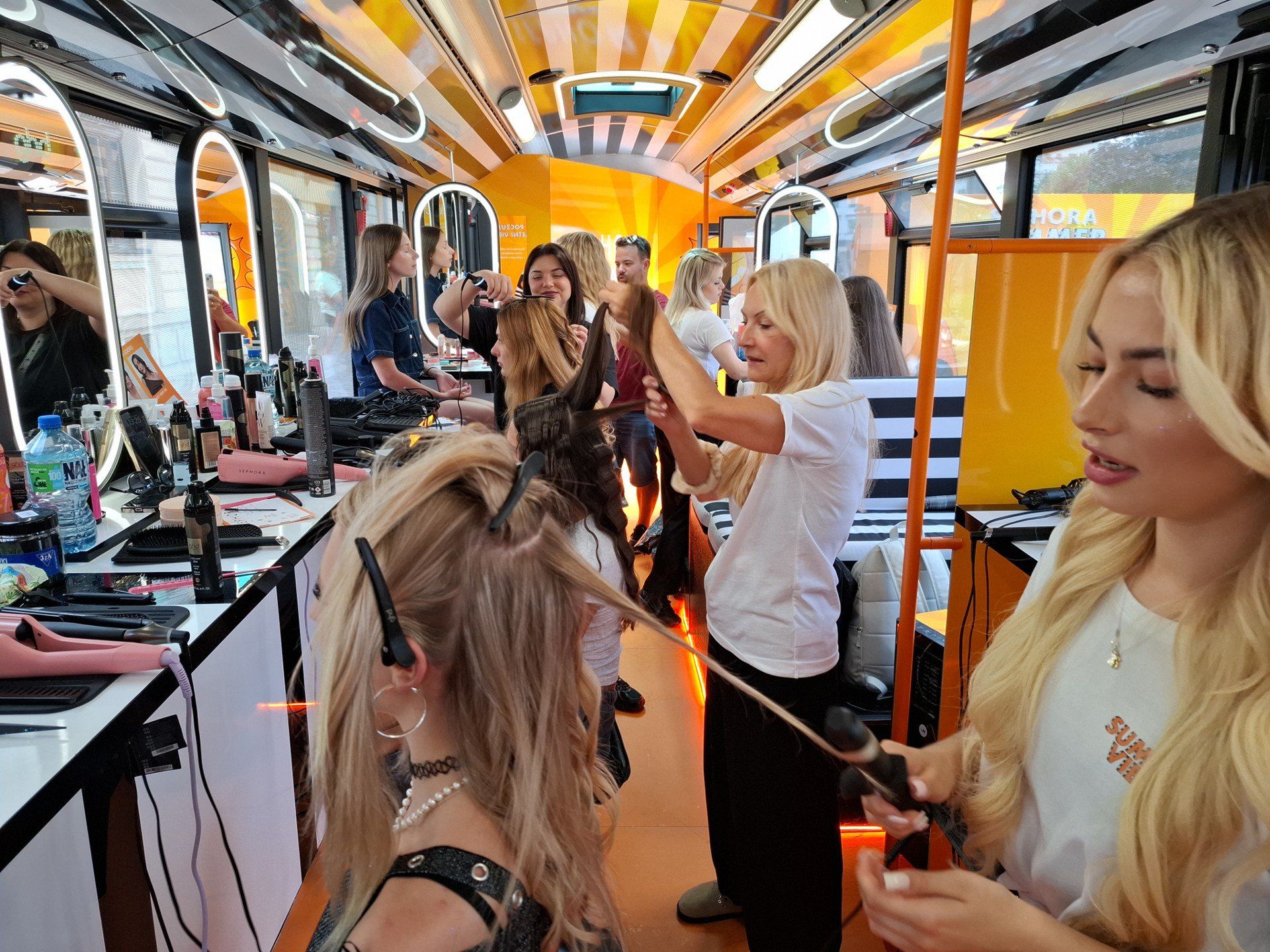 01.08.2025/Sephora Beauty Bus, Kraków, drogeria, akcja, Sephora