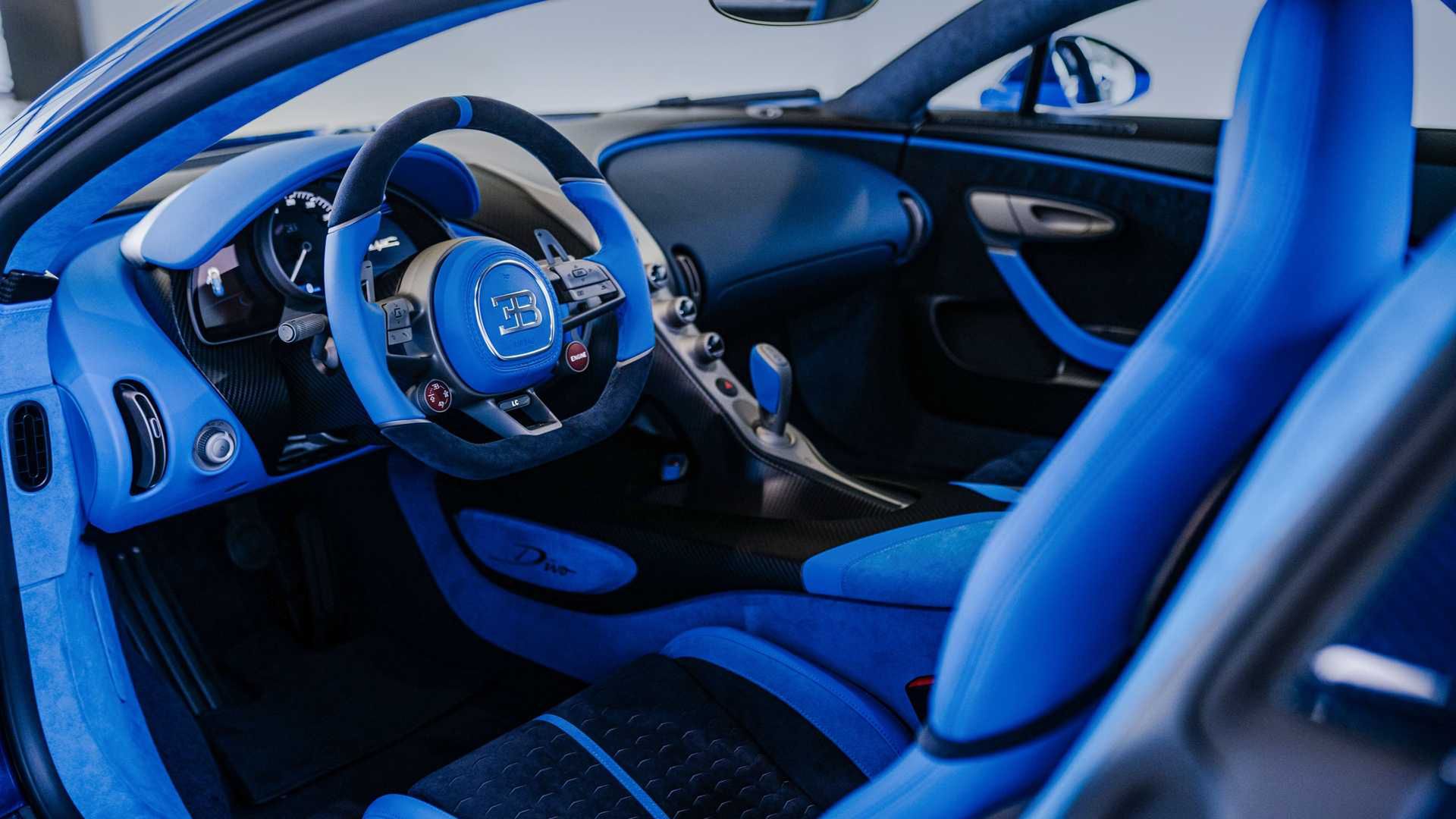 Bugatti Divo - wnętrze