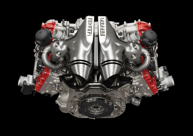 Silnik V6 w Ferrari 296 GTB (2021)