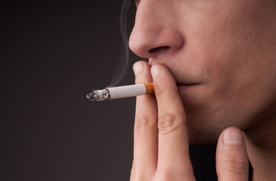 Blood vessels constrict from just one cigarette