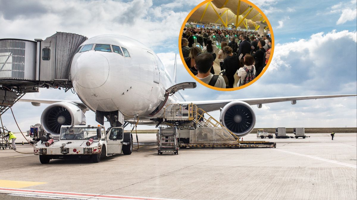 Strajk na lotnisku w Madrycie powoduje długie kolejki