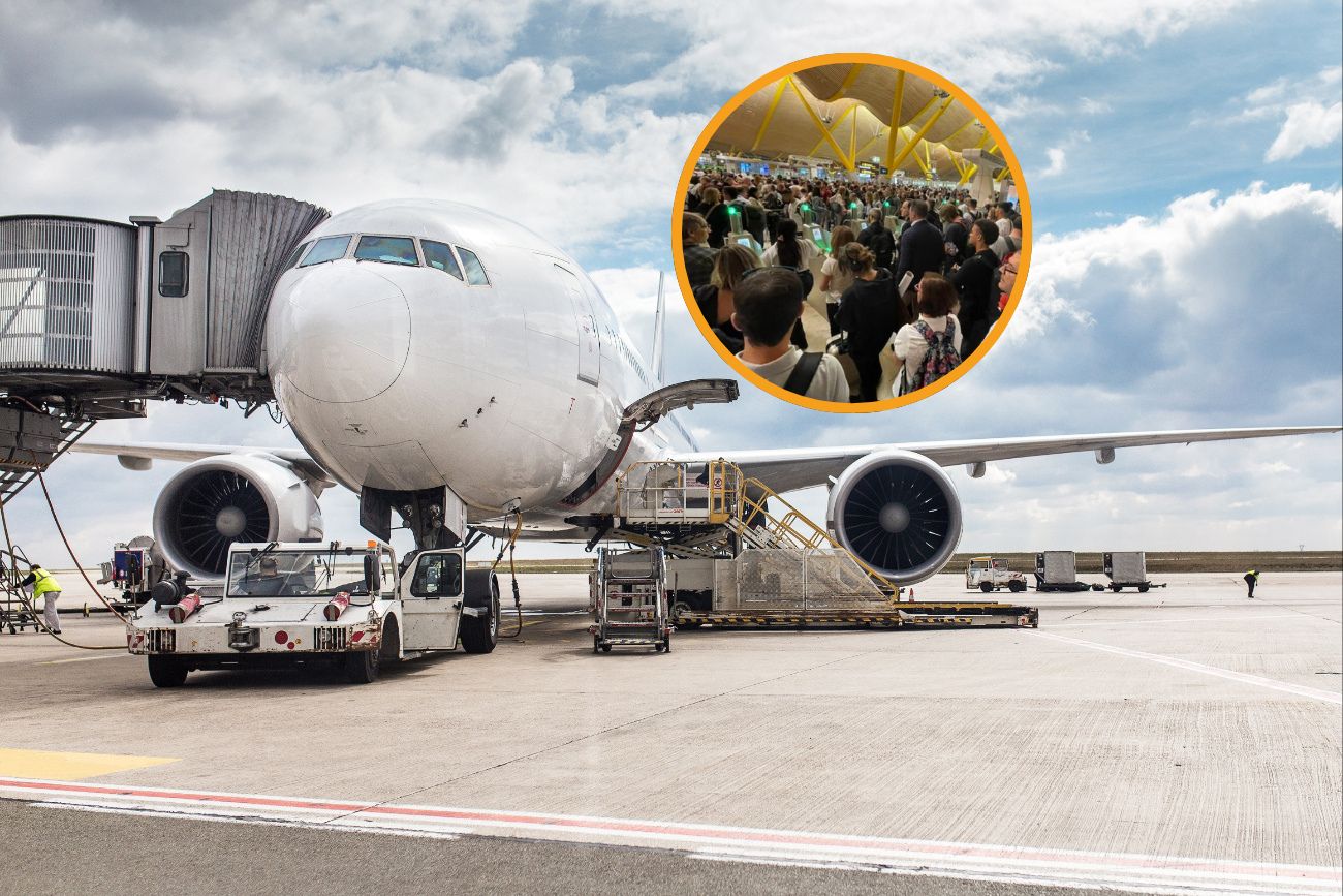 Godzina czekania. Chaos na lotnisku w Madrycie przez strajk