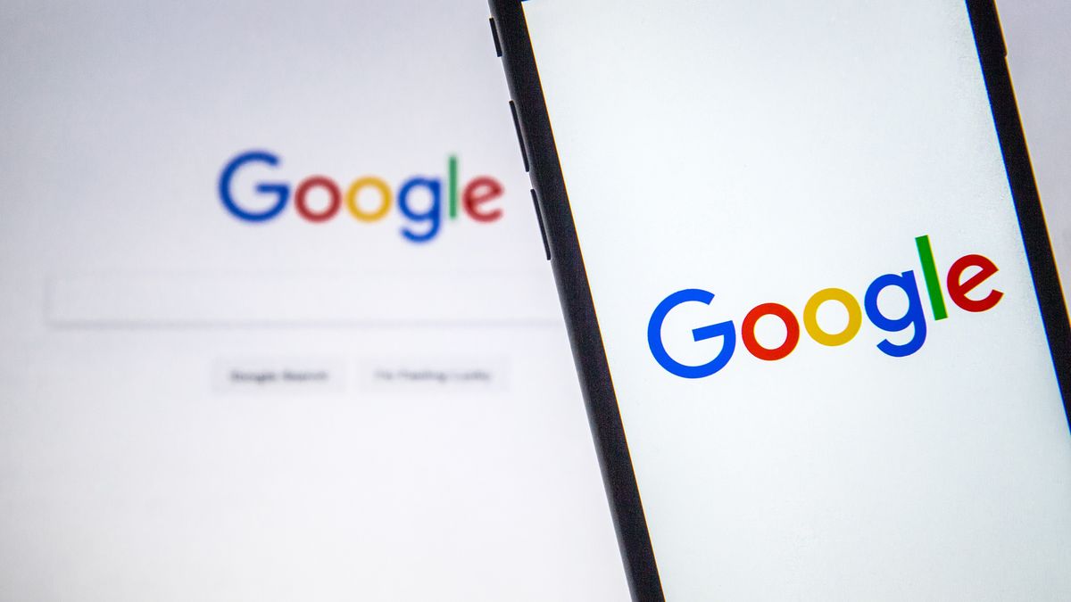 ANKARA, TURKEY - DECEMBER 02: Google logo is seen displayed on a phone screen in this illustration photo in Ankara, Turkey on December 02, 2019. (Photo by Ali Balikci/Anadolu Agency/Getty Images)