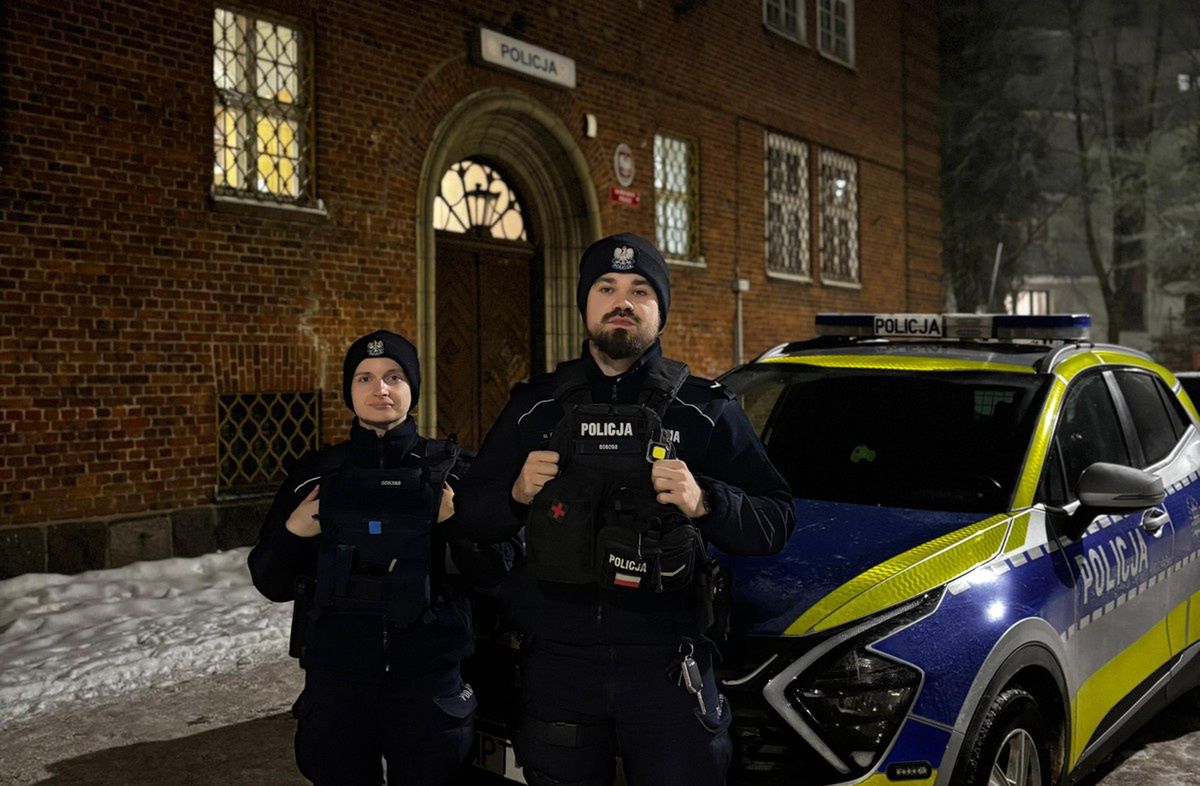 Dobre Miasto: Zgubił buty w zaspach. Policjanci odnaleźli 87-latka