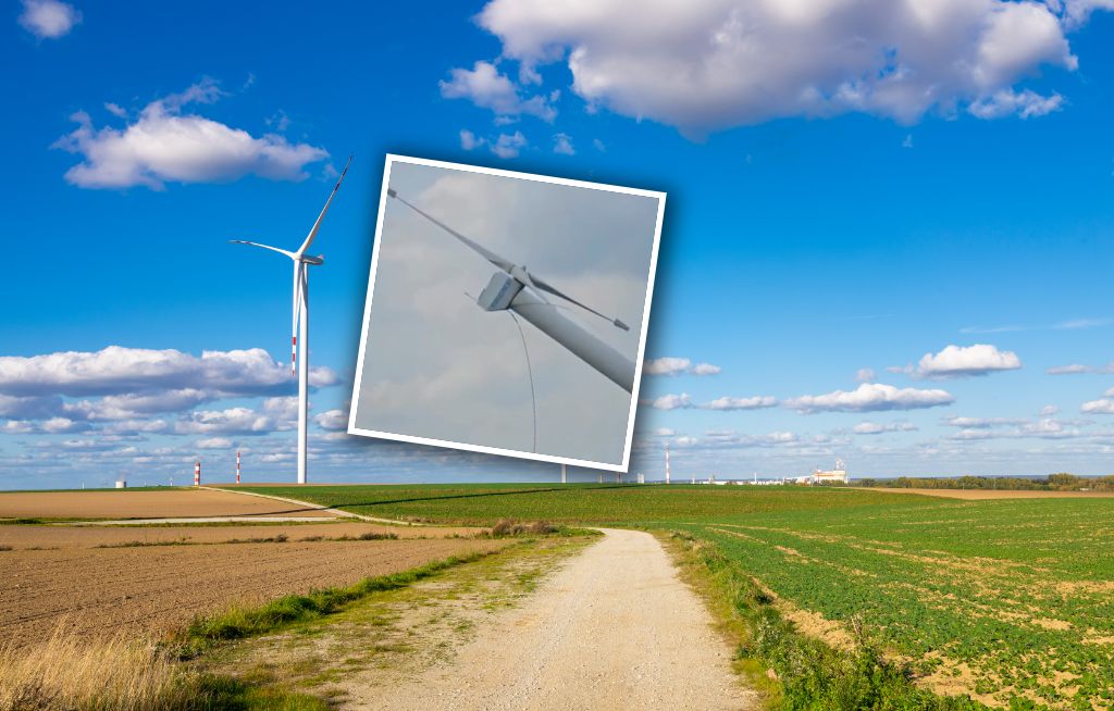 Rolnik z Niemiec sam zniszczył turbinę wiatrową. Teraz ma problemy