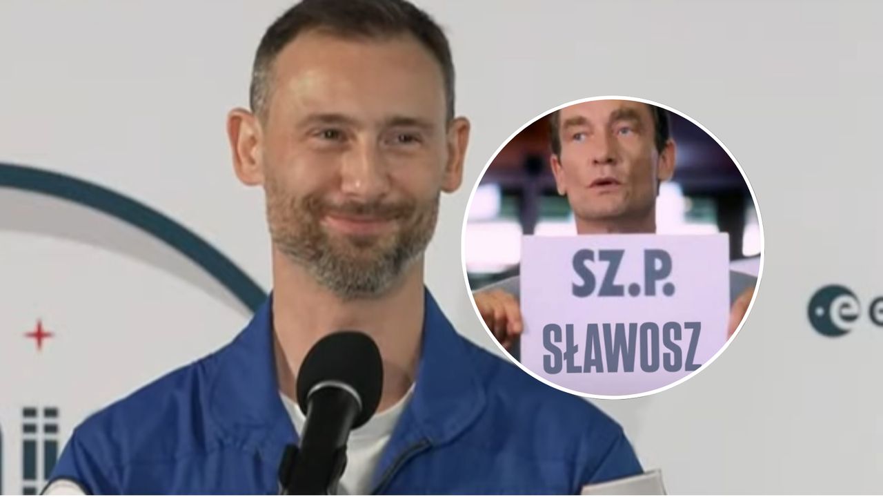 Sławosz Uznański-Wiśniewski wrócił do Polski. Internet wita go memami