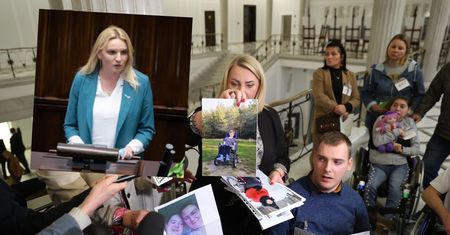 Awantura w Sejmie. Nagle minister wyszła do protestujących