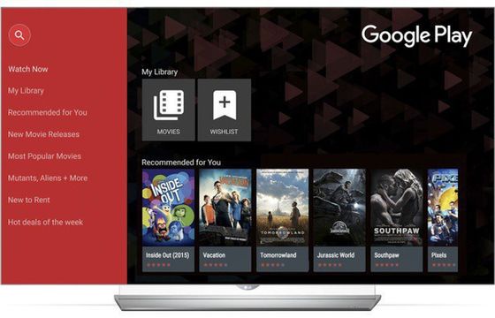 "Filmy i TV Google Play" - nowa usługa w telewizorach LG