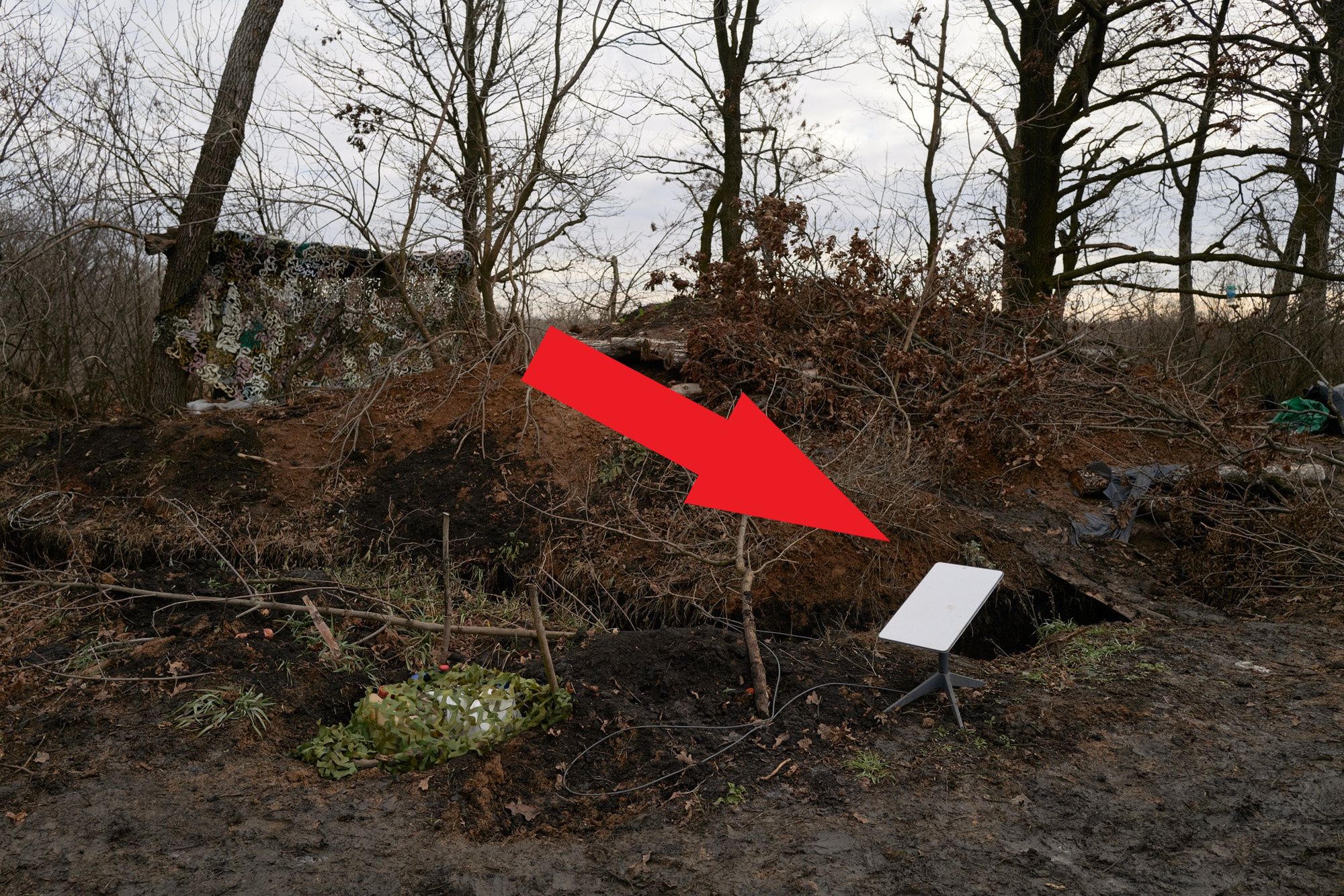 System Starlink odkryty w okupowanym Doniecku na Ukrainie