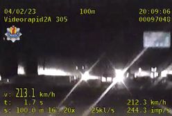 Pędził 213 km/h. Tak tłumaczył się policjantom