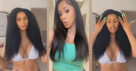 Cardi B prezentuje na Instagramie swoje NATURALNE włosy. Powinna zrezygnować z noszenia peruk? (FOTO)
