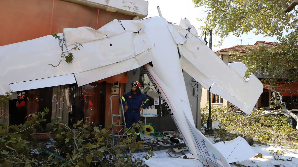 Katastrofa samolotu w Grecji