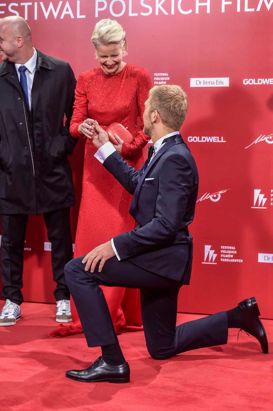 Małgorzata Kożuchowska w czerwonej kreacji – Gdynia 2019, gala finałowa