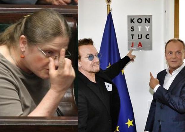 Krystyna Pawłowicz o liderze zespołu U2: "Jakiś Bono z proafrykańskiej partii JUTU"