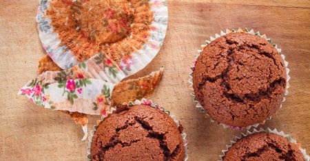Muffinki z otrębami owsianymi w proszku