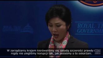 Obalona premier zaprzecza oskarżeniom o korupcje