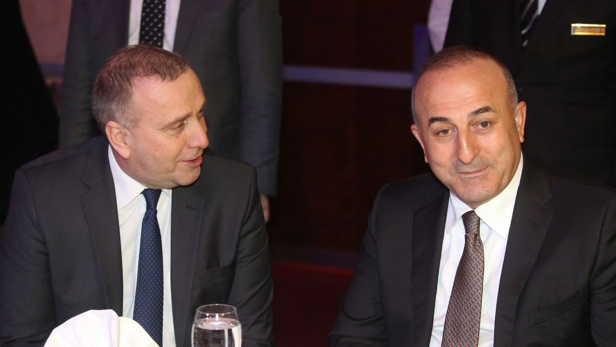 24.03.2014, Ankara. Grzegorz Schetyna i Mevlüt Çavuşoglu</br>