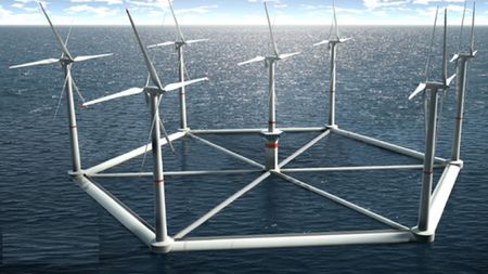 Nowy system pływających turbin wiatrowych 1