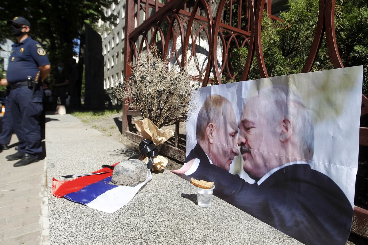 Ukraina odpowiada na pomówienia Rosji. Wskazuje na cel Putina (Photo by Pavlo Gonchar/SOPA Images/LightRocket via Getty Images)