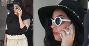 Biało-czarna Lady Gaga na lunchu