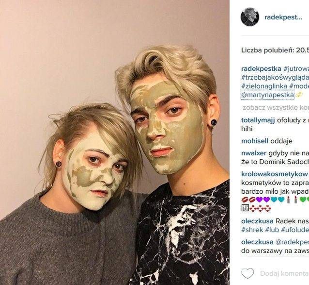 Radek Pestka na Instagramie