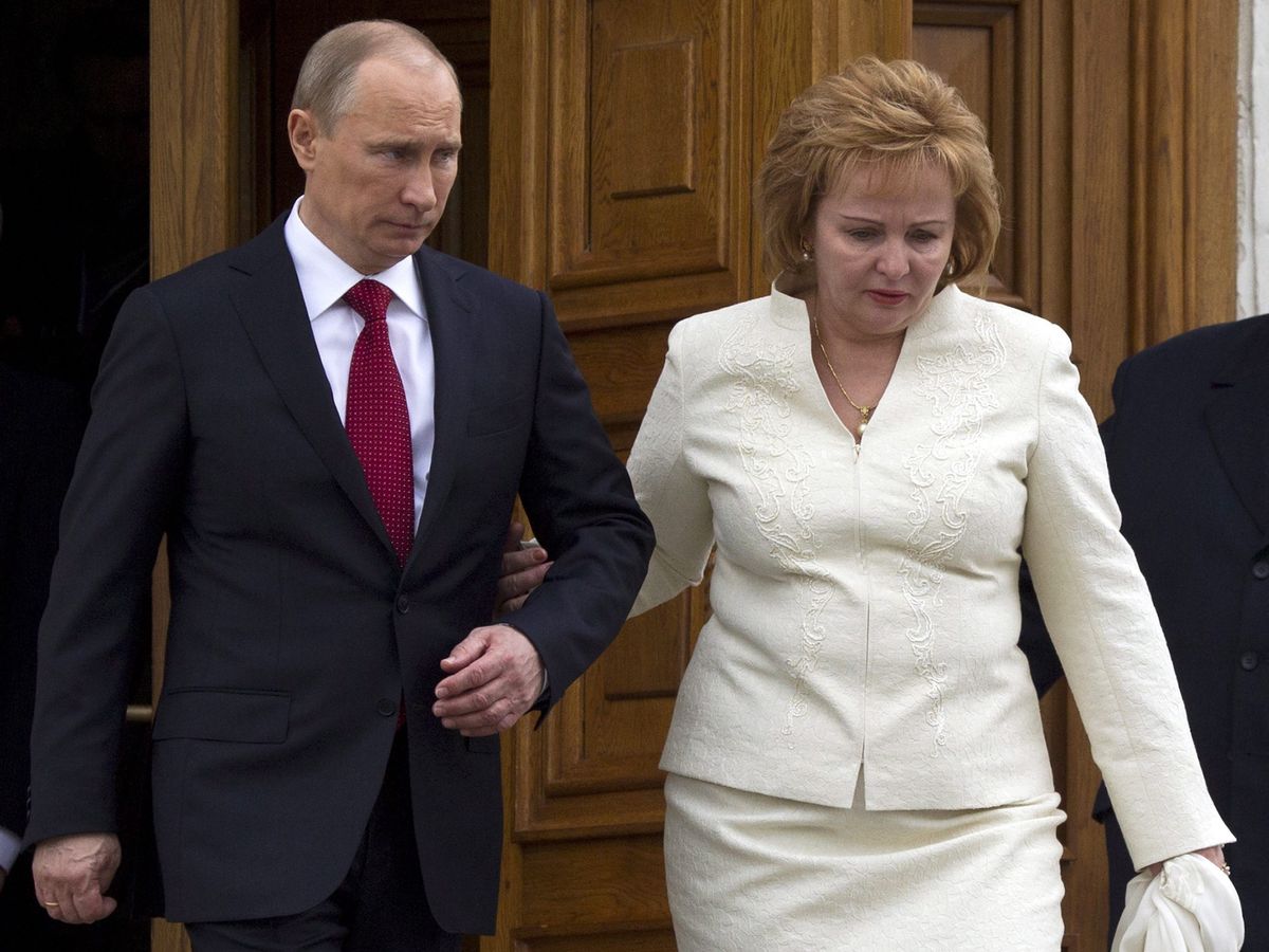 Władimir Putin z byłą żoną