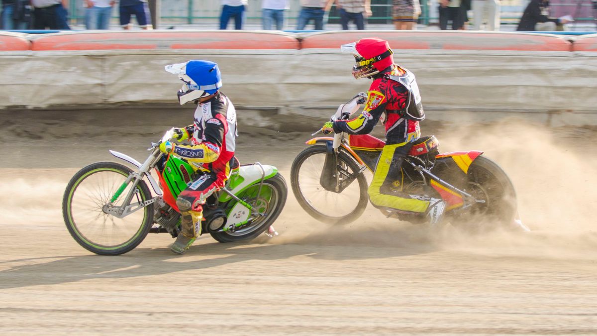 WP SportoweFakty / Karol Słomka / Mariusz Fierlej chwilę przed upadkiem