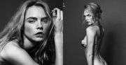 Cara Delevingne NAGO na okładce "Esquire"